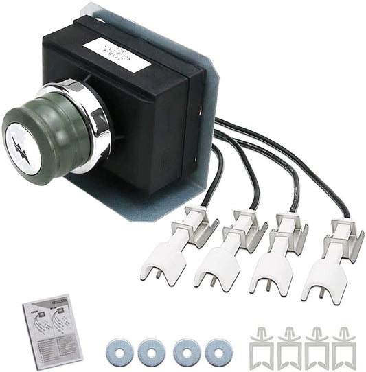 7629 Grill Igniter Kit for Weber Genesis 330 Gas Grills with Front Mounted Control Panel (2011 - Newer)