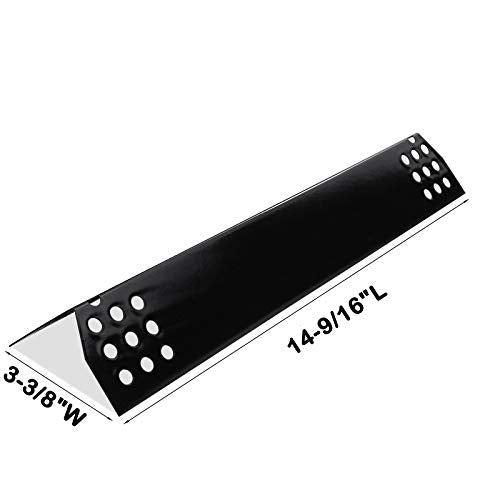 Porcelain Grill Heat Plates Shields Replacement Parts for Nexgrill 720-0830H 720-0830D 720-0882A 720-0888N 720-0896 720-0783E Grill Master 720-0737 720-0697 BHG 720-0783H Gas Grill, 5 Pack