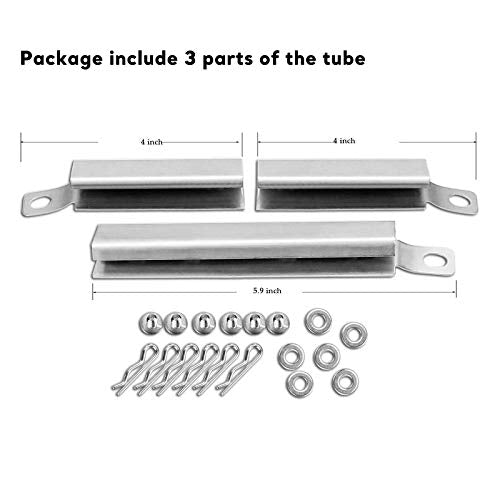 Adjustable Crossover Channel Tubes Replacement Parts 5 up to 9.5 Inch for Nexgrill 720-0830h & Charbroil 463344116, 463241113, 463449914, 463436215, 463244011, Thermos 461442114