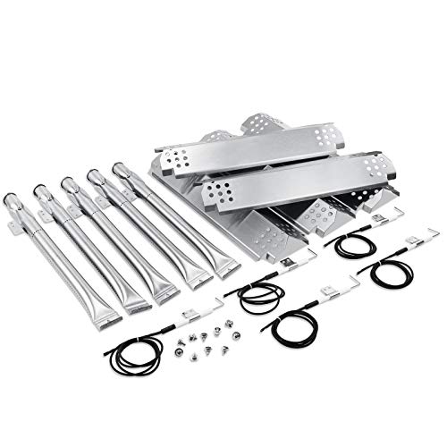 Grill for Replacement Parts Nexgrill 720-0888, 720-0888N 720-0830H 720-0830D 20-0783E 720-0864 720-0830A 720-0888S Gas Grill Burner Tube, Heat Plates for Nexgrill Grill Parts, 5 Pack