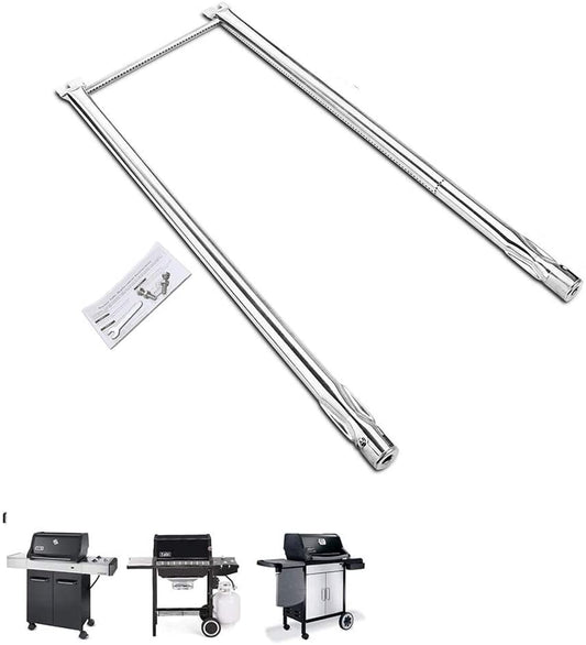 7507 Grill Burner Tubes for Weber Spirit 210/200 Series E-200 E-210 S-200 S-210 (with Side Control), Spirit 500 Genesis Silver A