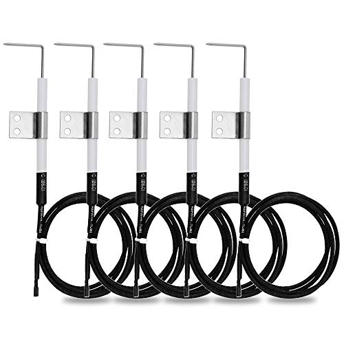 Grill Ignitor Wire Kit & Ignition Electrode for Home Depot Nexgril 720-0830H, 720-0830D, 720-0888, 720-0888N and Most Nexgrill Grill Models, 5 Pack