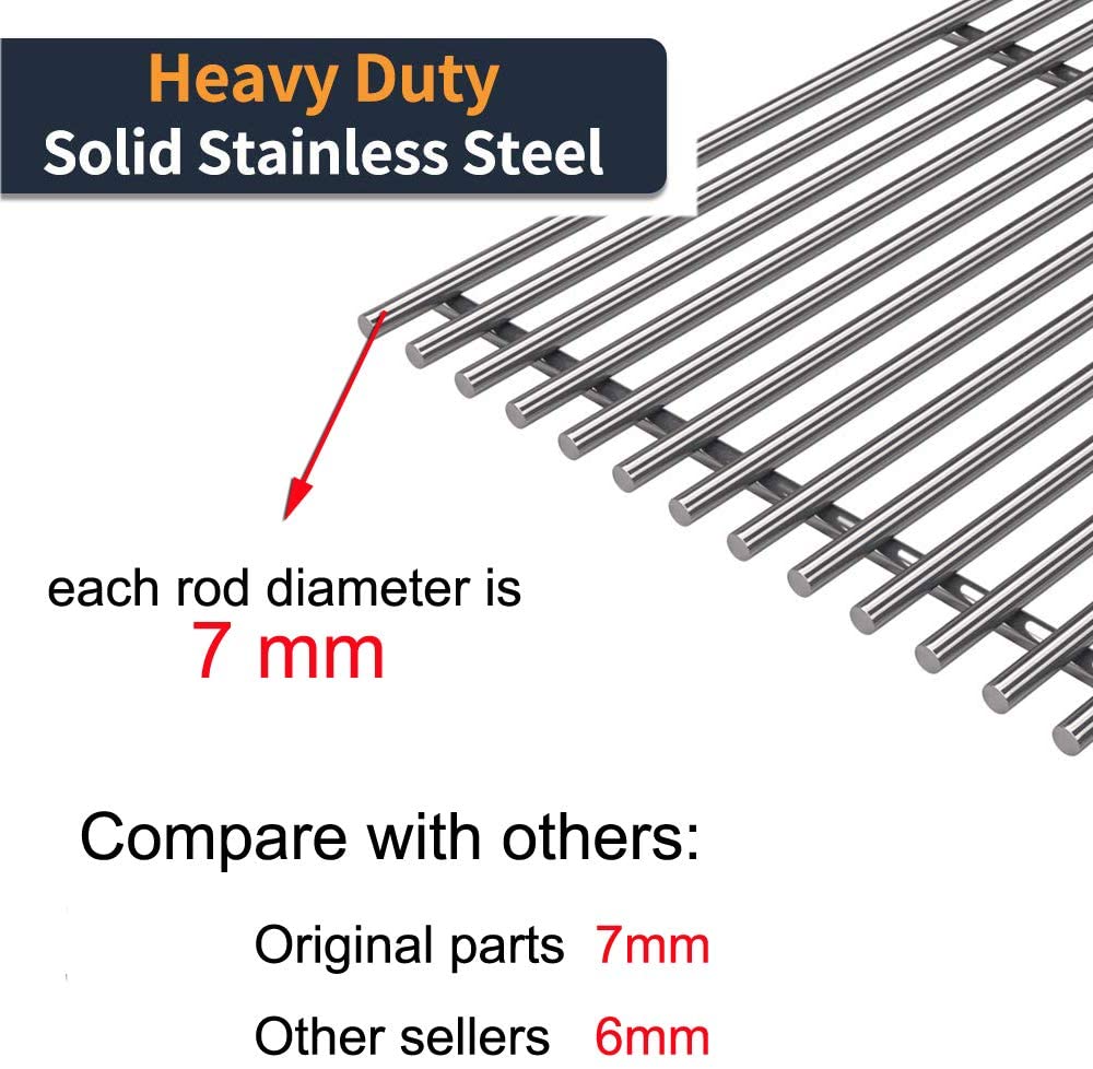 Votenli S6876C (3-Pack) Stainless Steel Cooking Grid Grates Replacement