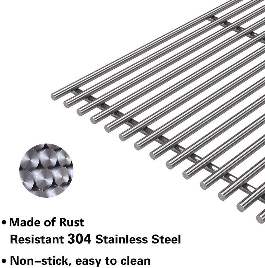 Votenli S6876C (3-Pack) Stainless Steel Cooking Grid Grates Replacement