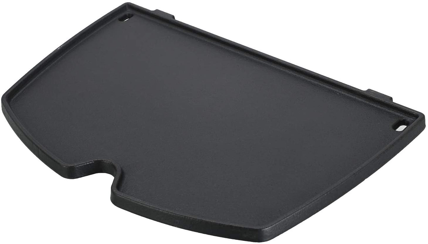 6558 Cast Iron Cooking Griddle for Weber Q100 Q1000, Q120 Q1200 Series Gas Grills Parts