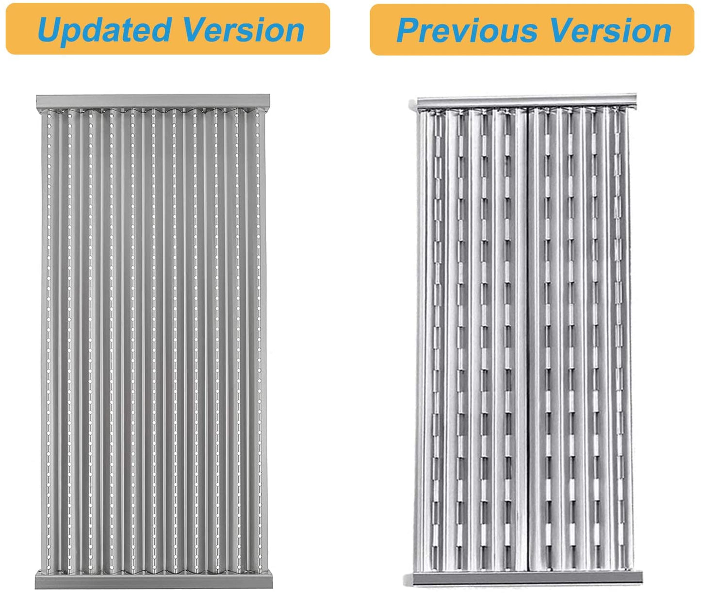 BBQration 2-Pack 18 7/16" Stamped Stainless Steel Cooking Grid Replacement Emitter