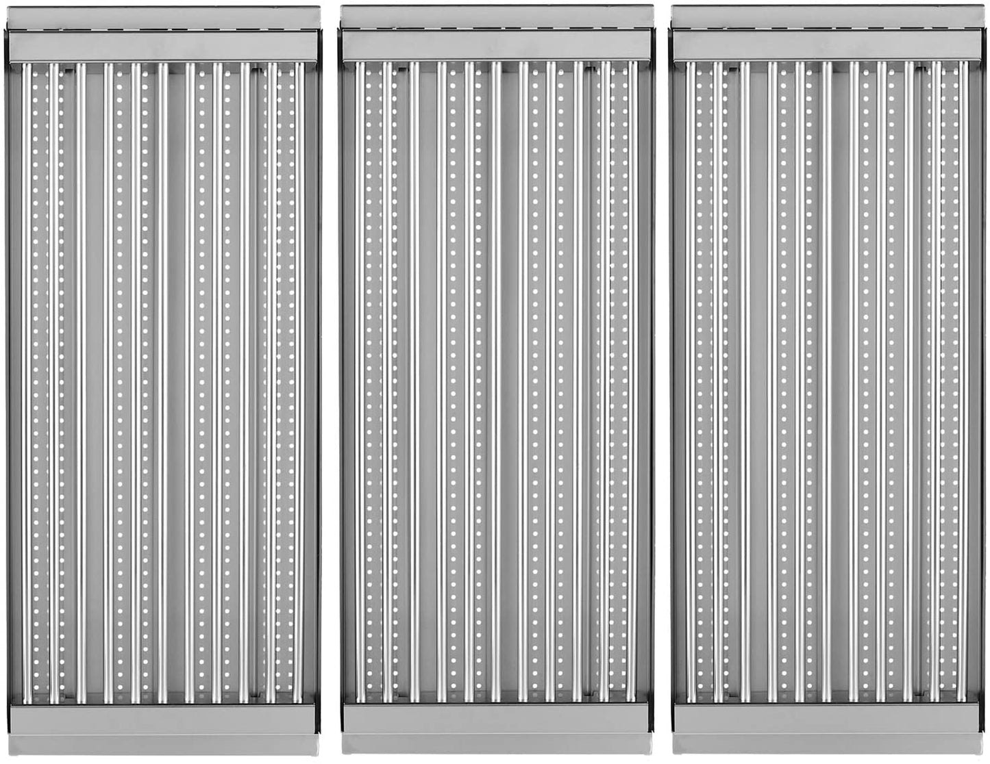 BBQration 3-Pack Stamped Stainless Steel Cooking Grid Replacement Emitter Set