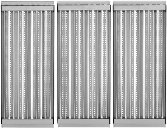 BBQration 3-Pack Stamped Stainless Steel Cooking Grid Replacement Emitter Set