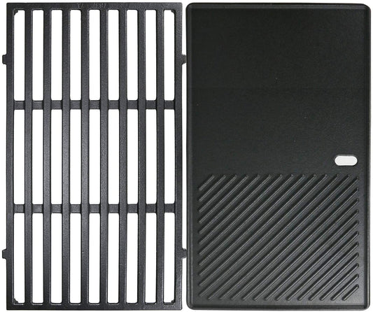 7637 Cooking Grill Grates & Reversible Griddle Plate for Weber Spirit & Spirit II 200 Series Spirit E210 E220 S210 S220