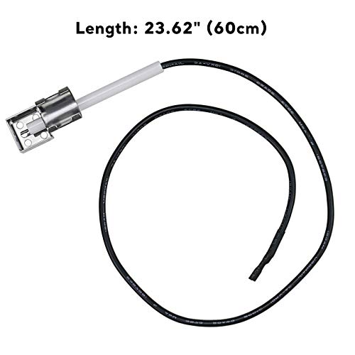 Grill Igniter and Ignition Electrode for Charbroil Advantage 463343015, 463344015, 463240015, 463344116, Performance 463347017, 463673017, 463376018P2, Commercial 463242716, 463242715, 4 Pcs