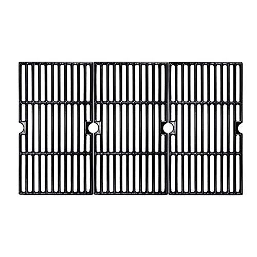 16 7/8" Porcelain Enameled Cast Iron Grill Cooking Grates for Charbroil 463420508, 463420509, 463420511, 463436213, 463436214, 463436215 463461613 463440109 Gas Grills Grates Replacement Parts
