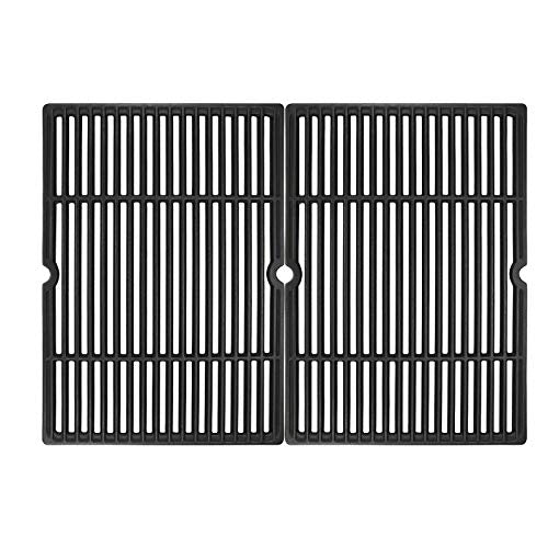 Porcelain Coated Cast Iron Grill Cooking Grid Grates for Charbroil 463243911, 463244011, 463257010, 463268007, Master Forge GGP-2501, Uniflame GBC750W, Coleman, Kenmore, Thermos