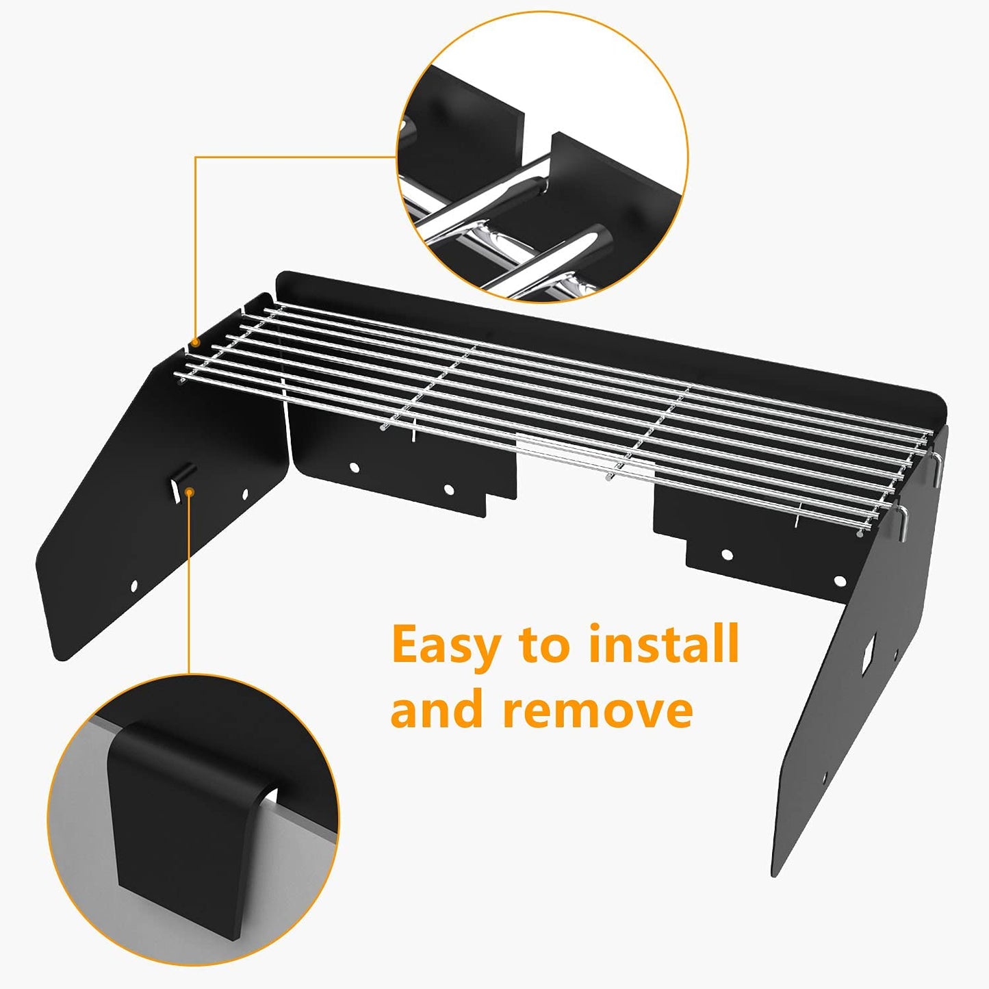 Griddle Accessorie for Blackstone Griddle, Wind Guard/Wind Screen and Griddle Warming Rack, Blackstone Griddle Accessories