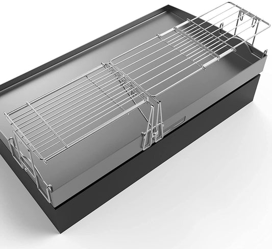 MixRBBQ Griddle Warming Rack, Adjustable Grill Grate