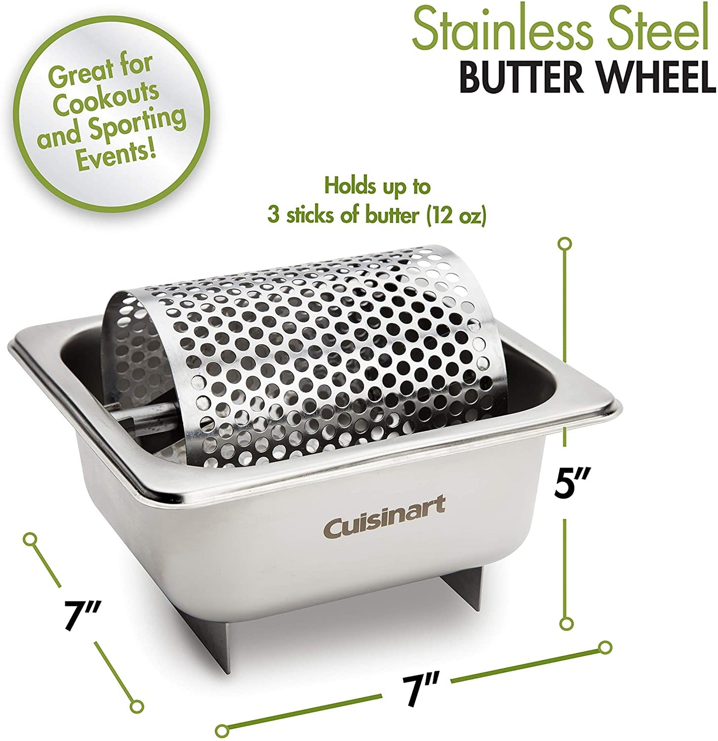 Cuisinart CBW-201 Steel Stainless Butter Wheel